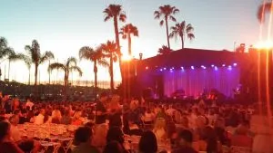 Humphreys Concerts By The Bay San Diego venue Humphreys Concerts by the Bay outdoor venue with waterfront seating and stage overlooking San Diego Bay