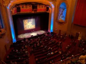 Balboa Theatre San Diego historic venue Balboa Theatre in downtown San Diego with historic Spanish Colonial Revival architecture and illuminated marquee